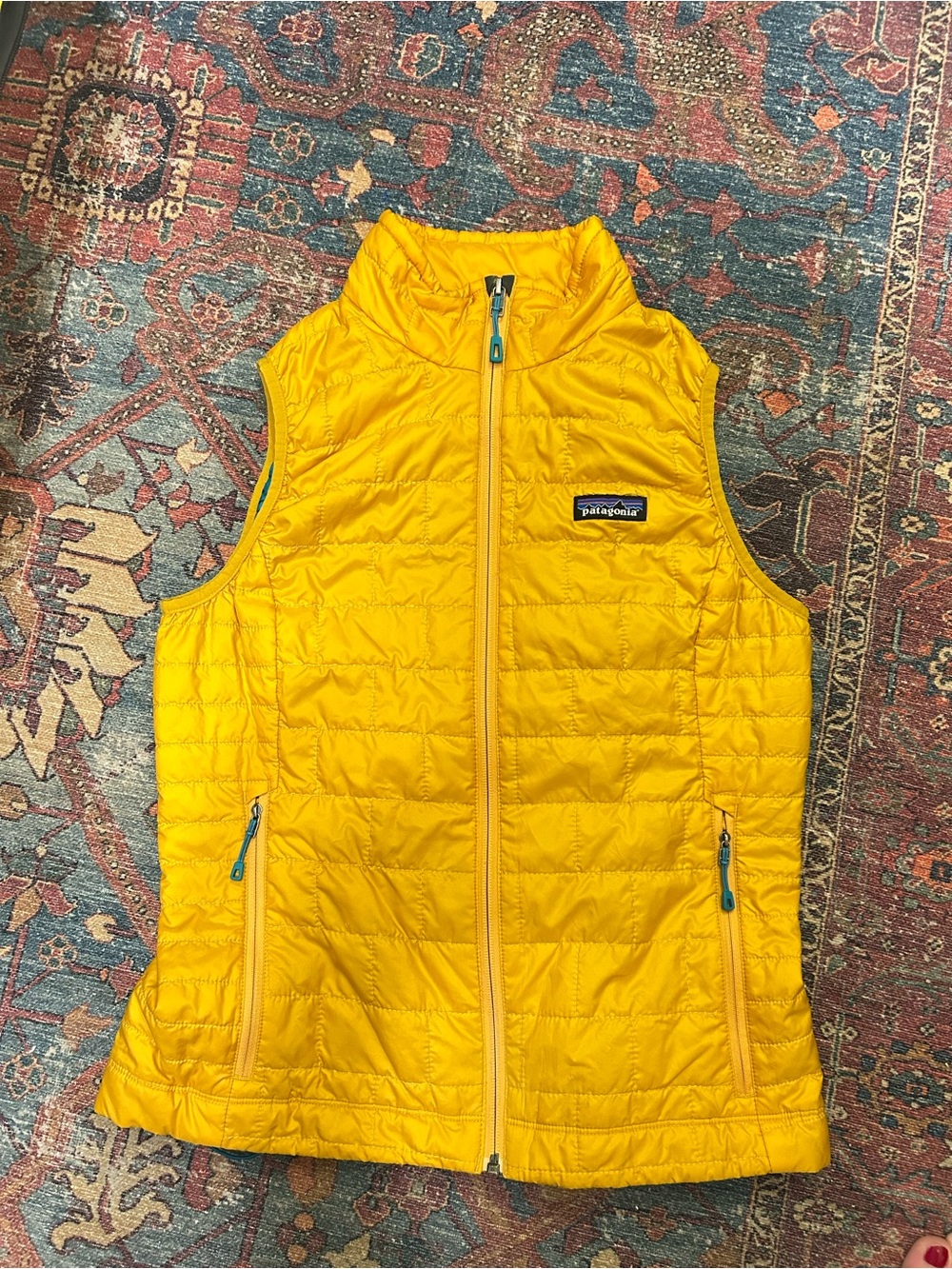 Patagonia Women’s Packable Quilted Vest - Yellow Small